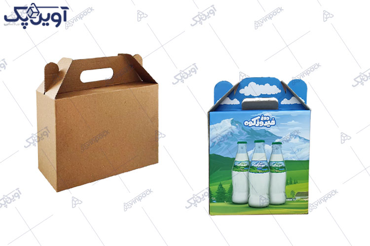 کارتن دسته دار