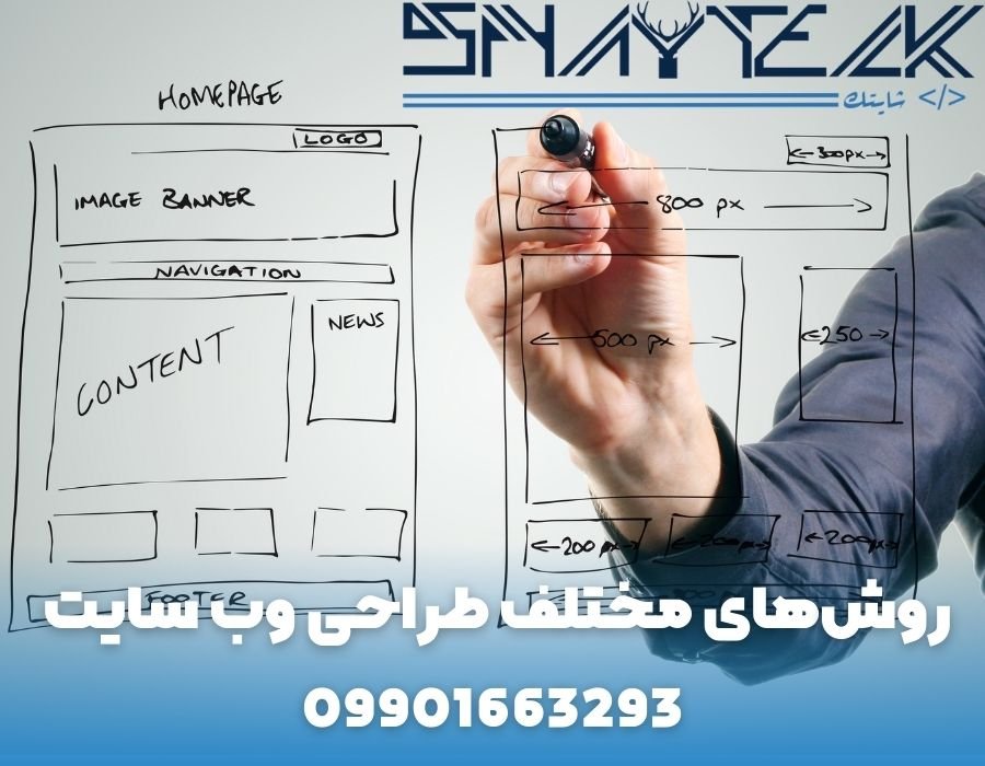 روشهای مختلف طراحی وب سایت