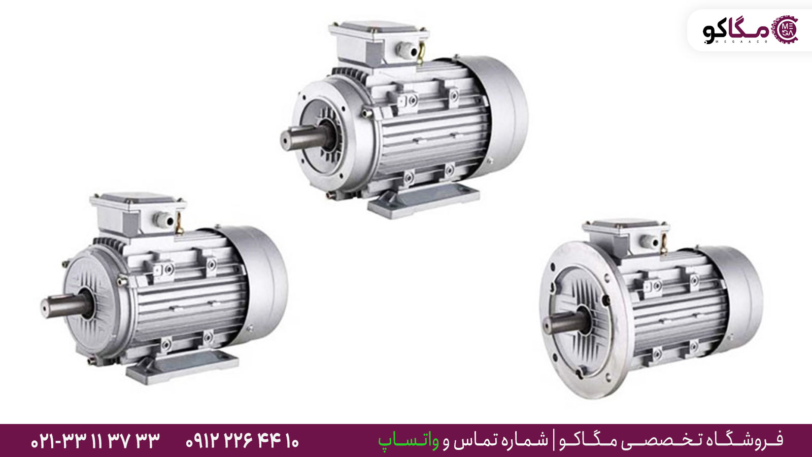 انواع-الکتروموتور-پایه-دار