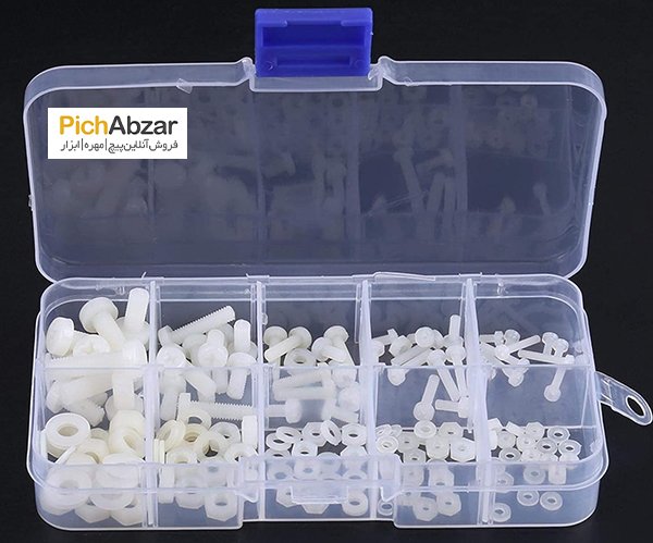 پیچ و مهره واشر پلاستیکی پیچ ابزار محمد