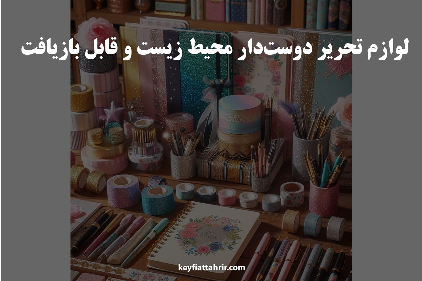 لوازم تحریر دوست‌دار محیط زیست و قابل بازیافت