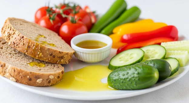 الگوی غذایی سالم و متعادل برای لاغری شکم