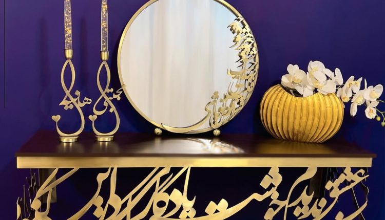 آینه شمعدان عروس مدل جدید آینه شمعدون عقد
