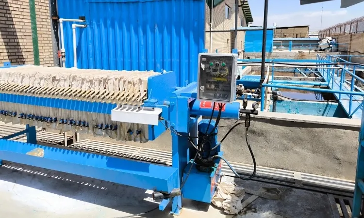 فیلتر پرس برای پساب نساجی